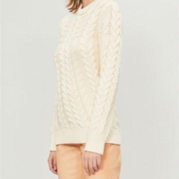 Theory Twisted cable sweater - Picture 3 of 9